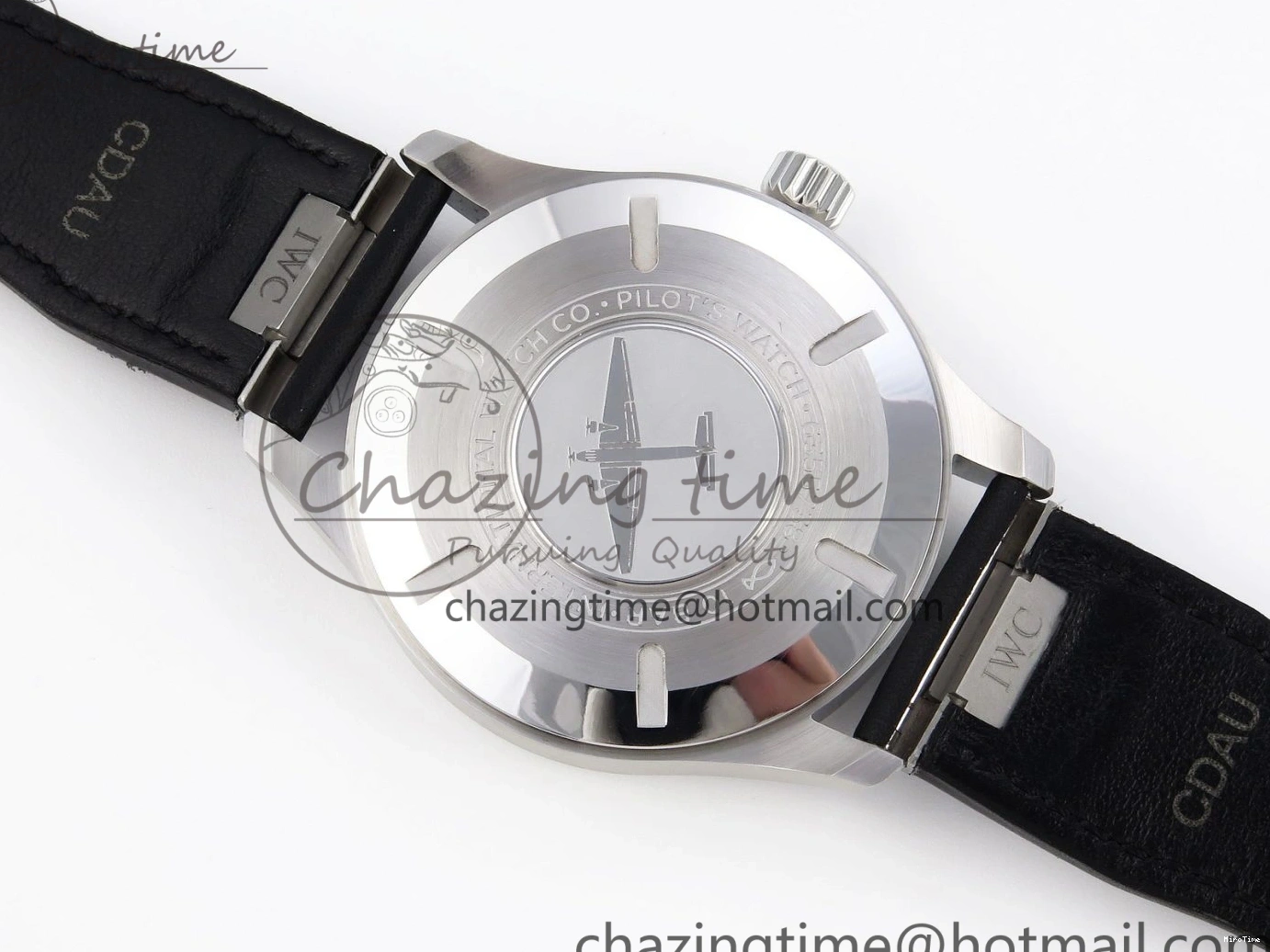 MIROTIME 0331 Pilot Mark XX IW328201 ZF 1:1 Best Edition Black Dial on Black Leather Strap A Affordable 7028